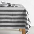 Striped Pure Cotton Jacquard Woven Tablecloth