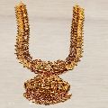 Gold Laxmi Long Necklace