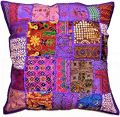 Cotton Square Multicolor beaded cushion covers