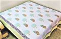 Cotton Multi Color Printed jaipuri butti bed covers