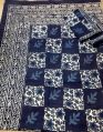 Cotton Blue Printed jaipuri indigo print bed sheets