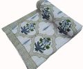 Cotton Multi Color Printed jaipuri kantha quilts