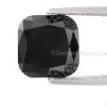 2.00 Ct Cushion Cut Diamond In Black Color