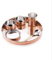 Pure Copper Thali Set