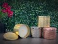 Aroma Hammered scented Tin Candle