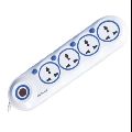 Plastic White electrical power strip guard