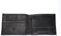Coin wallet Mens black Ndm leather