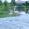 Fiberglass Flamingo Statue