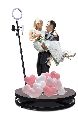 2.5ft Factory Sale Wedding Portable 360 Degree Video Booth Spinner Degree Camera Photo Booth 360