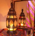 Dark Brown Metallic Multicolor Plain Polished As shown in pictures Antique Lantern