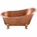 Brown Plain Polished As shown in pictures copper bathtub