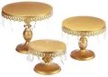 Metal Available in  many Different colors Plain Polished As shown in pictures designer cake stand