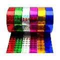 Plastic Available in many colors Plain holographic tape