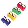 Plastic Metal Available in many colors Pencil Sharpener
