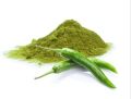 Organic green chilli powder