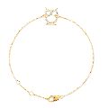 Gold Diamond Owl Bracelet