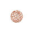 Rose Gold Pave Diamond Bead