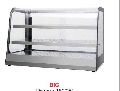 New 1500 - 1800 W V Perfect horizontal round glass display counter