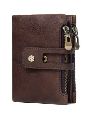Leather Mens Trifold Wallet