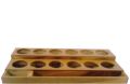 12 Hole Wooden Test Tube Stand