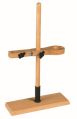 Plain Polished laboratory wooden funnel stand