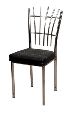 Stainless Steel Aulki fancy dining chair
