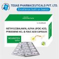 Mecobalamin, Alpha Lipoic Acid,  Pyridoxine Hcl And Folic Acid Capsules