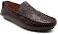 Brown SMAP mens loafer shoes