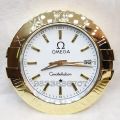 Omega Constellation Gold White Dial Wall Clock