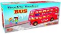 Plastic double decker bus toy