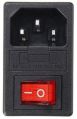 50gm Rectangular Black In all voltage available switch emi 12 power socket