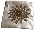 White And Silver 16x16 inch velvet embroidery work cushion covers