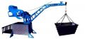 Blue electric mini crane
