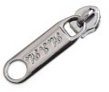 Metallic Polished rectangle metal zip puller