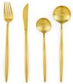 4 Pcs Brass Cutlery Set