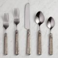 5 Pcs Steel Cutlery Set with Aluminum Handle