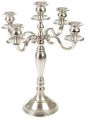 Shiny Nickel Plated Aluminium Candle Stand