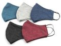 Black Blue Green Grey Red White Stacee Cotton single color cloth face mask