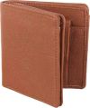 SOLOWAY Men's Artificial Leather Pocket Fit Size Wallet, Tan