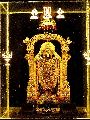 Tirupati Balaji Sculpture Gold Tanjore Painting