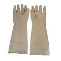 Rubber Plain sand blasting hand gloves