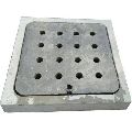 Cement Rectangular Grey Coral manhole covers