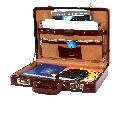 Maroon Hard Craft bchc002mr leather briefcase