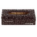 Brown Hard Craft tb02crocobr leather tissue box organizer