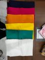 Multicolor plain cotton fabric