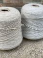 White Plain carded merino wool yarn