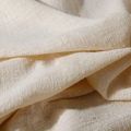 Plain linen fabric