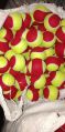 Round Plain Vicky Rubber Yellow tennis balls