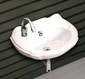 rail wall mounted pedestal wash basin