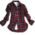 Ladies Cotton Checked Shirts